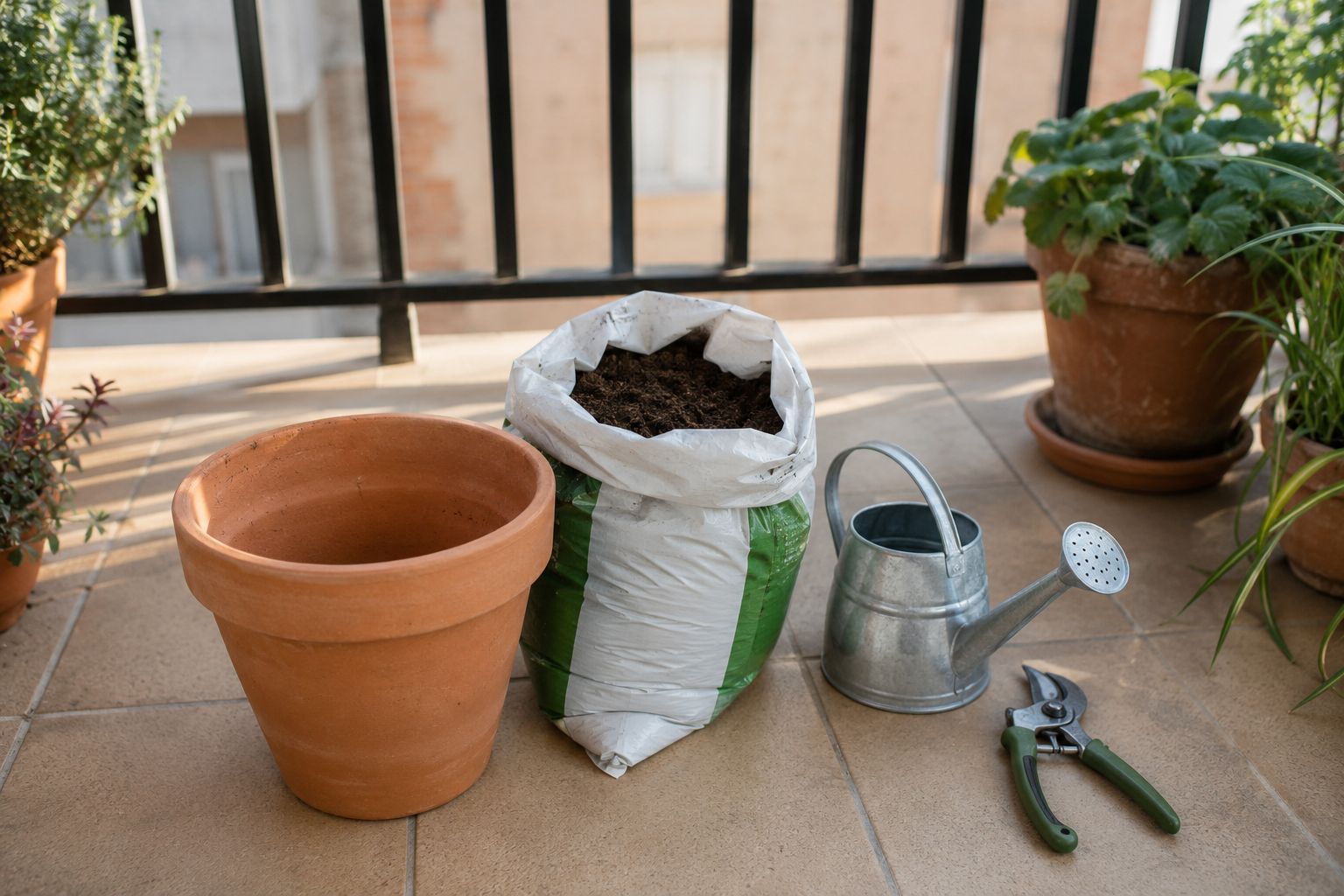 Materiales básicos para empezar un huerto en casa